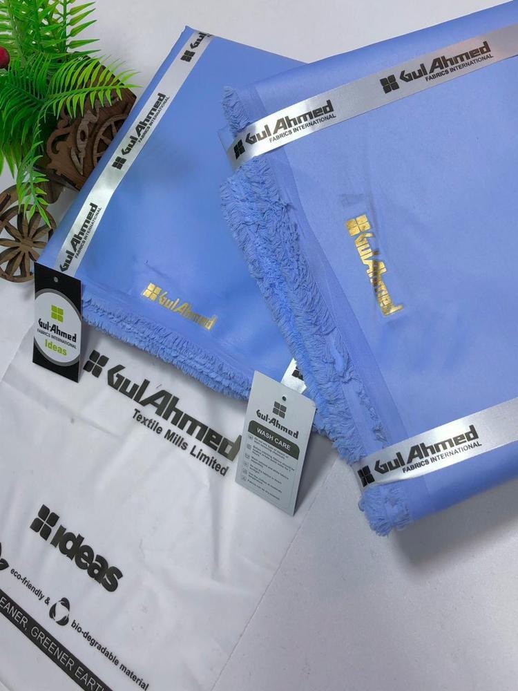 Men’s Unstitched Cotton Plain Suit