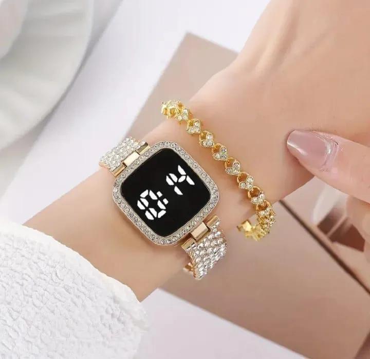 Chic Women's Digital Display Watch