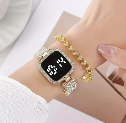 Chic Women's Digital Display Watch