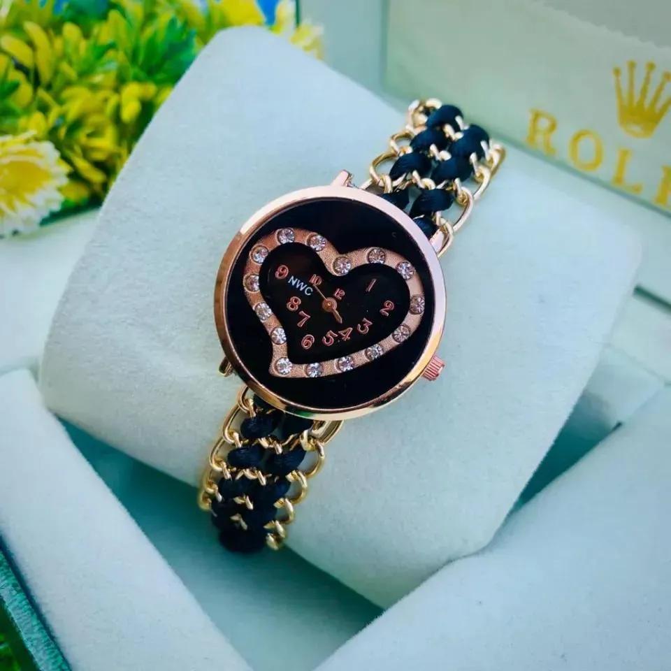 Women's Heart Shape Bracelet Watch