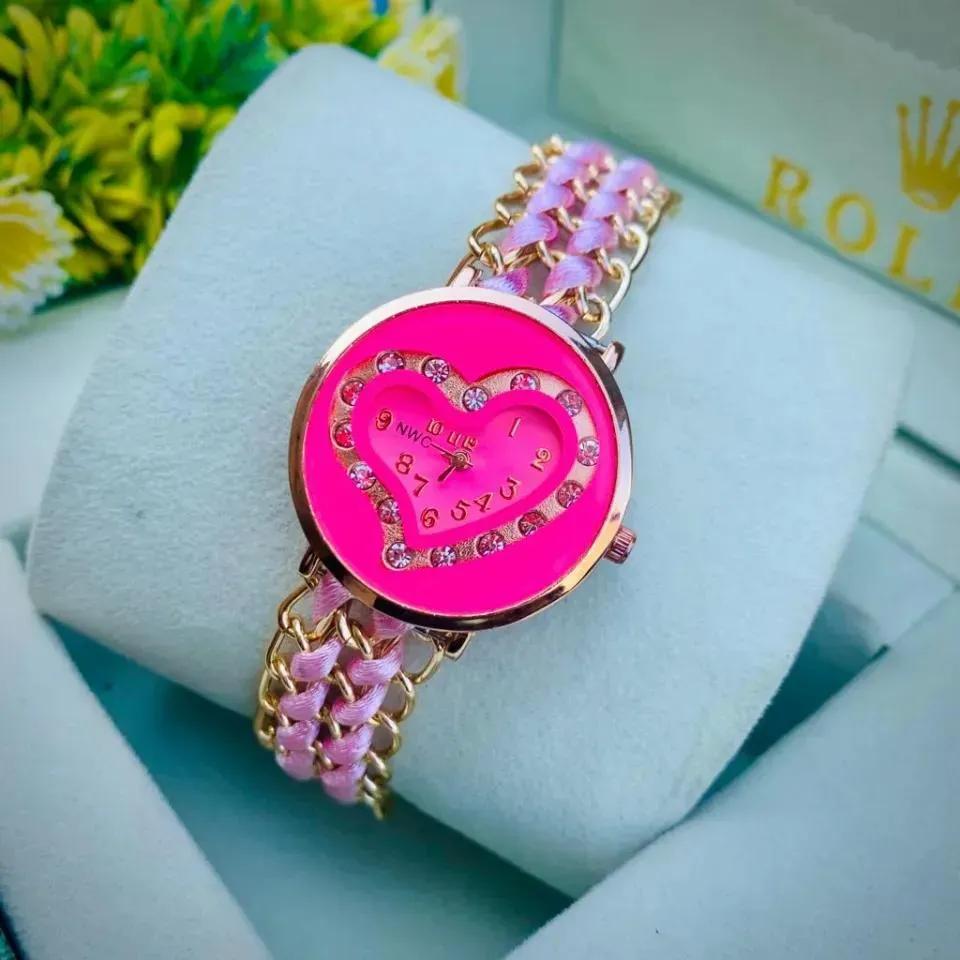 Women's Heart Shape Bracelet Watch