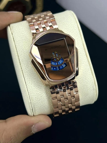 Chic Women's Watch with Elegant Chain Strap