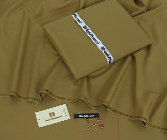 Men’s Unstitched Wash And Wear Plain Suit