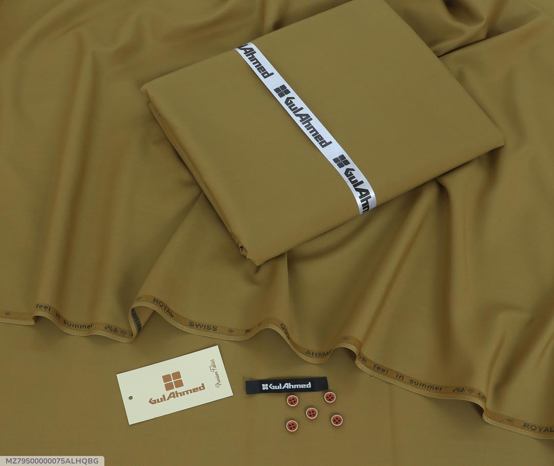 Men’s Unstitched Wash And Wear Plain Suit