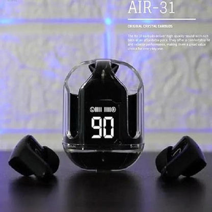 Air31 Wireless Ear buds,Air pods, Bluetooth 5.3, Led, Usb Rechargeable, Noise Reduction