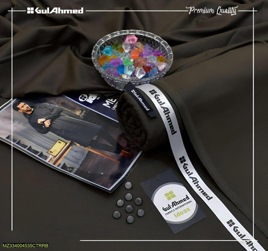 Men’s Unstitched Wash And Wear Plain Suit