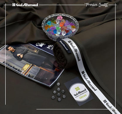 Men’s Unstitched Wash And Wear Plain Suit