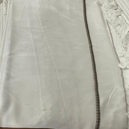 Luxury Wool Shawl - 1 Pc Plain White