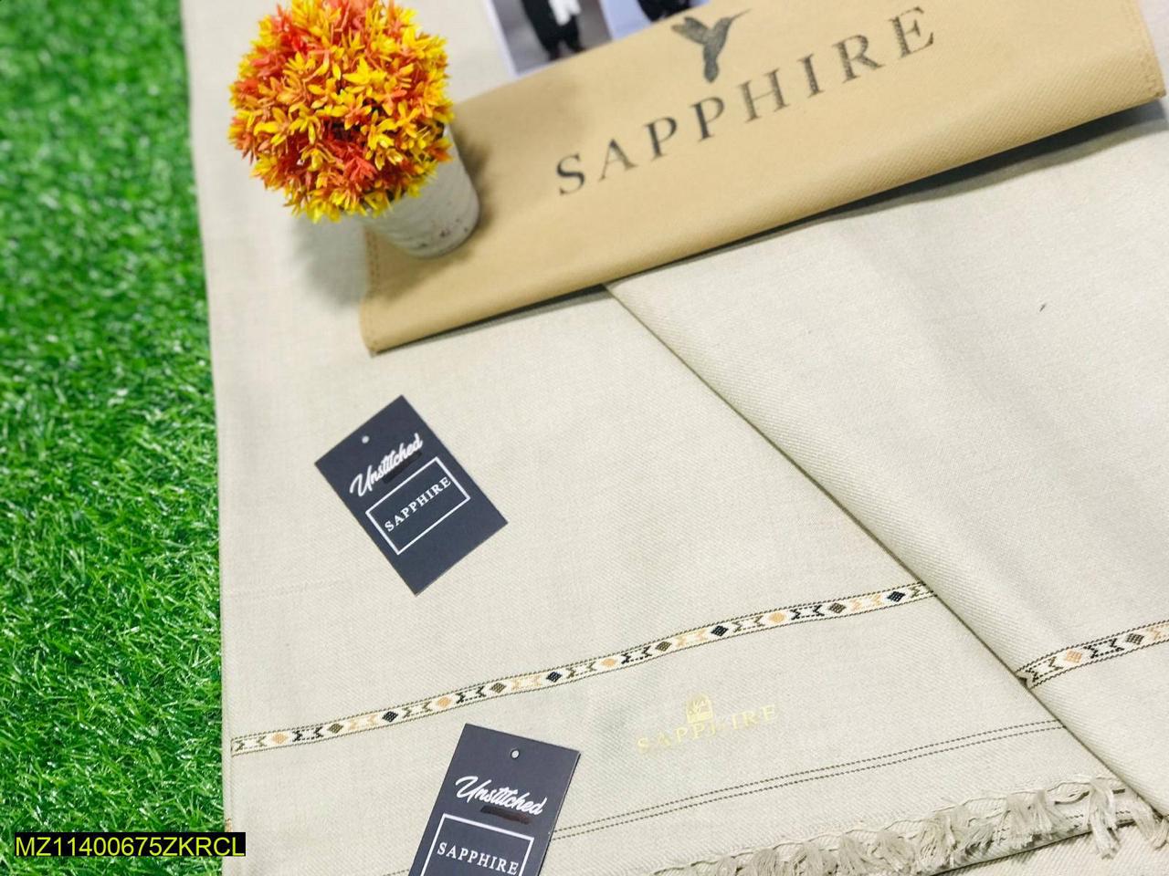 1 Pc Men's Woolen Plain Shawl