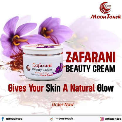 Moon Touch-Best Selling Zafarani Beauty Cream 50ml + Free 5ml Hyaluronic Acid Serum