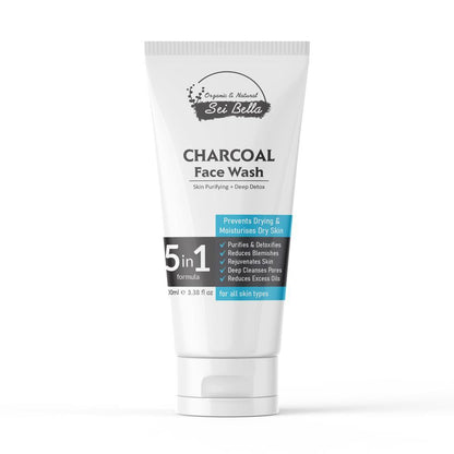 Seibella-Charcoal Face Wash, 100g